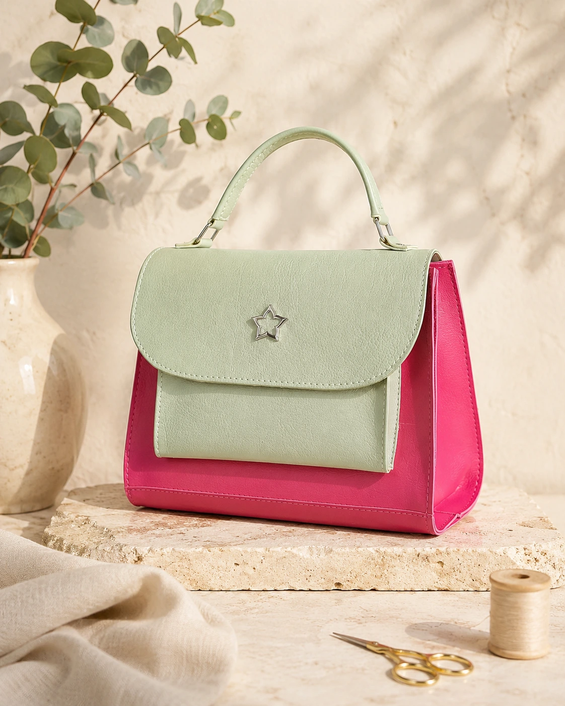Bolsa feita em Montana no workshop