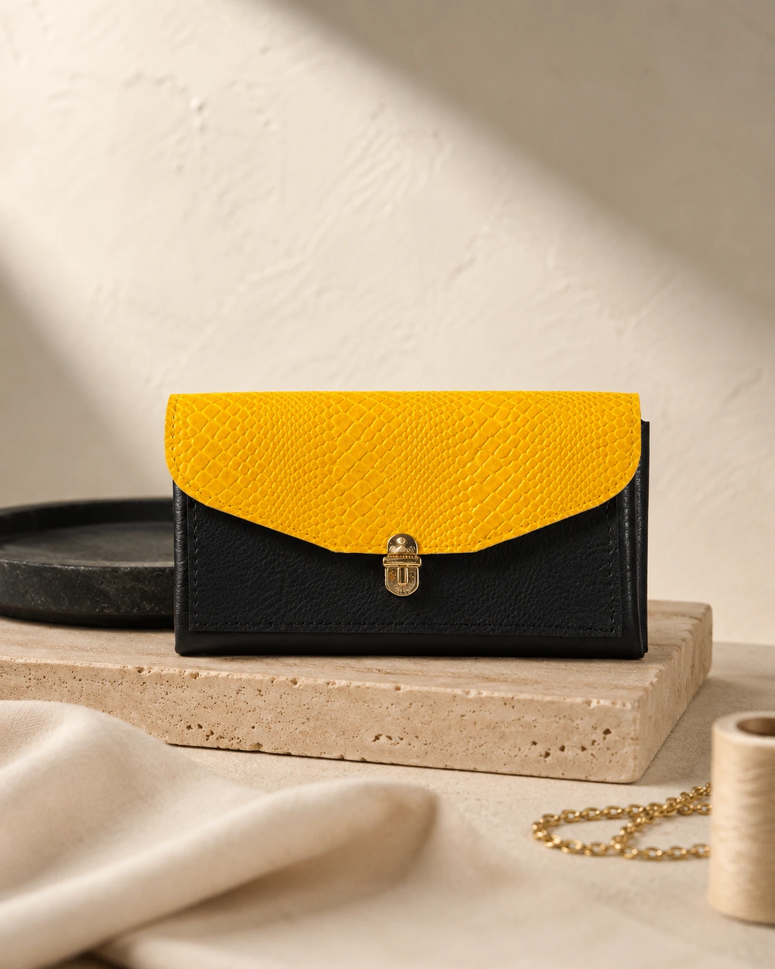 Bolsa feita em Montana no workshop